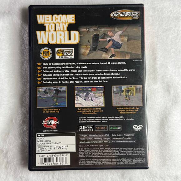 Tony Hawk’s Pro Skater 3 PS2 Greatest Hits Complete CIB PlayStation 2 Activision - Picture 2 of 7